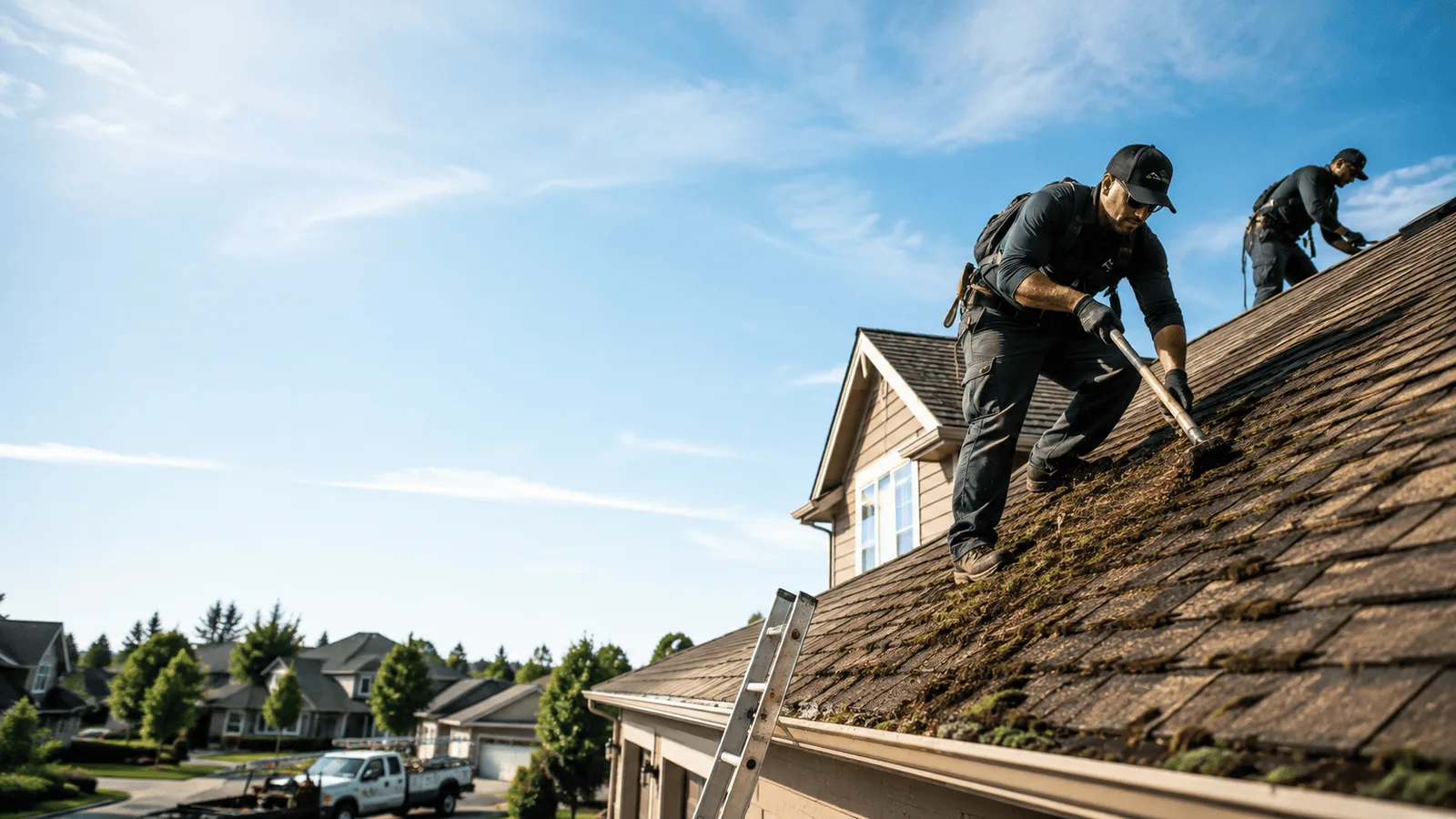 Roof Moss Removal in Davis, NC near me